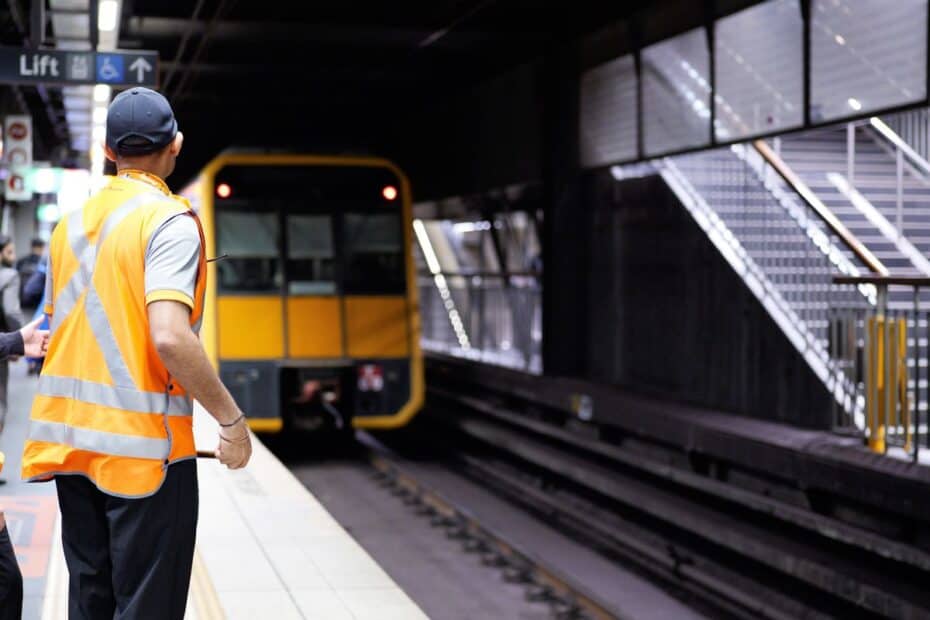 Monteur ohne Auto auf dem Weg zur Baustelle in Hamburg – Monteurzimmer mit guter HVV-Anbindung